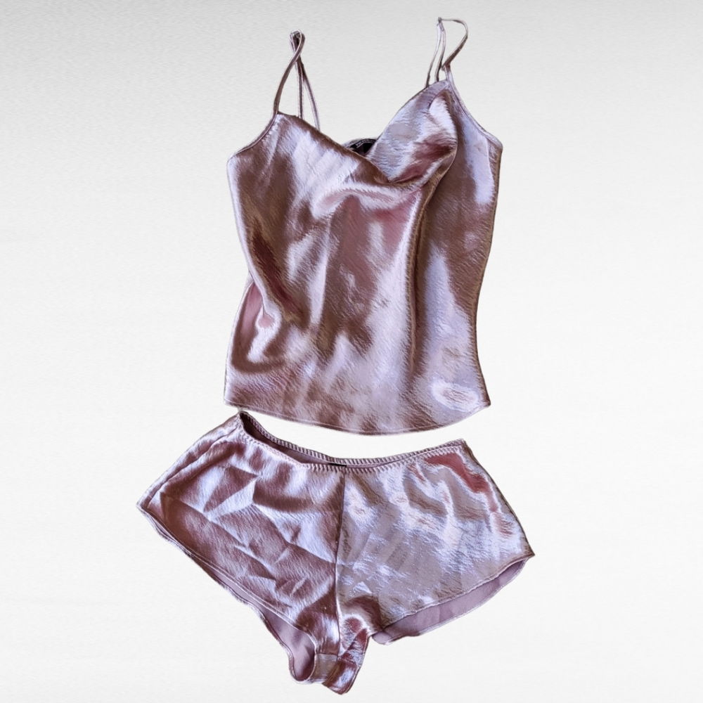 Victoria's Secret Pink Satin Camisole Top